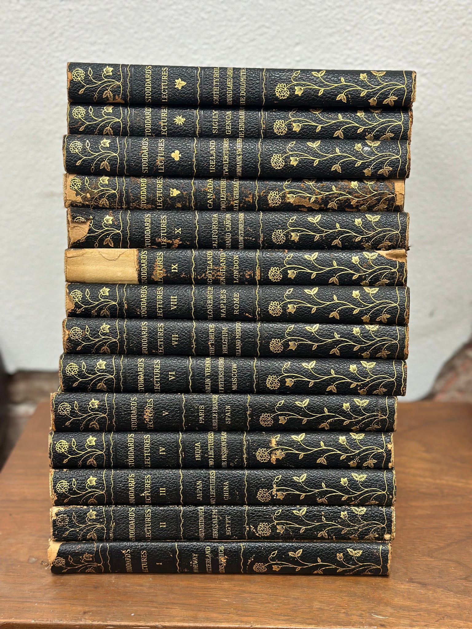 John L. Stoddard’s Lectures Complete Set of 14