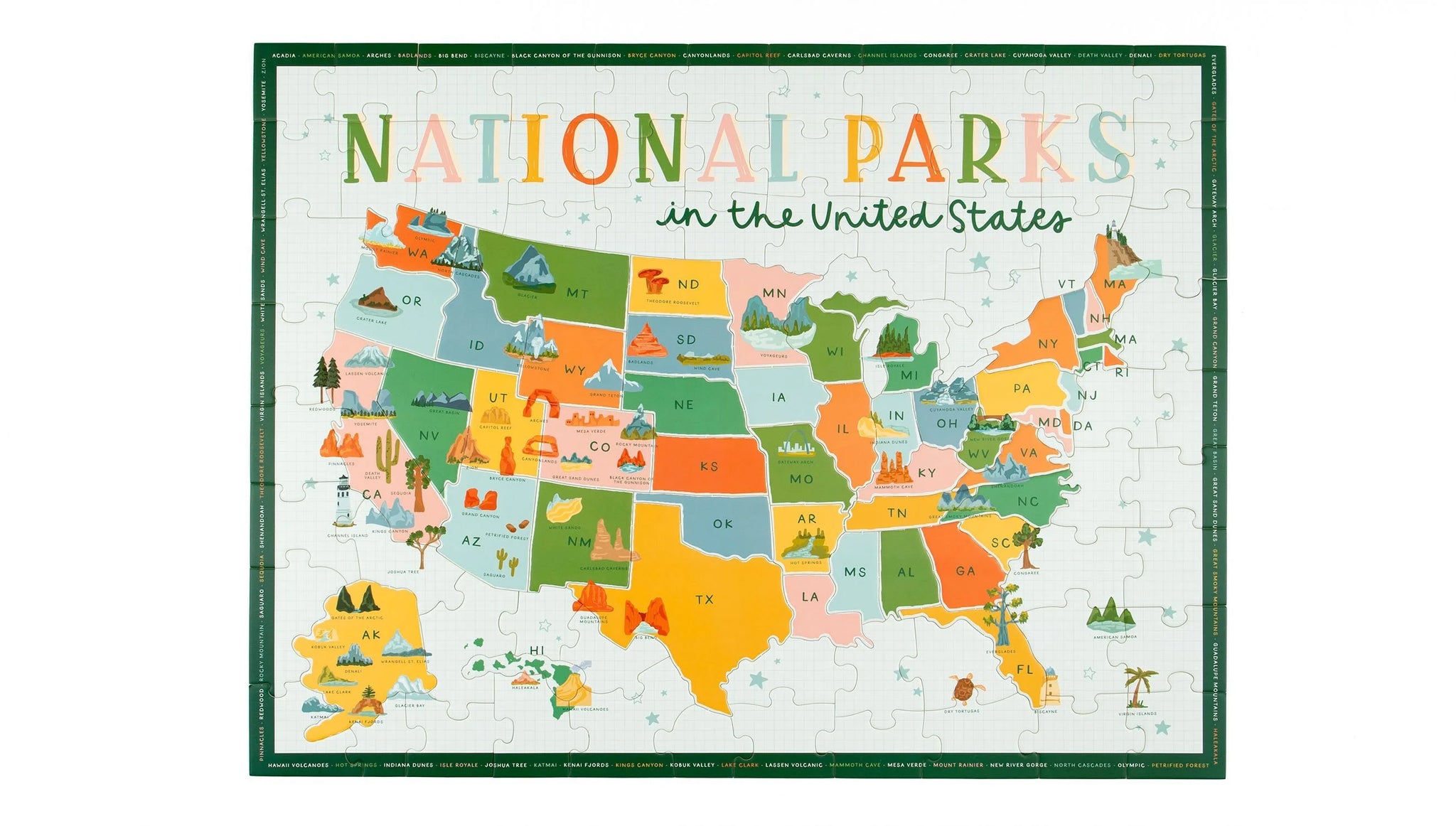 National Parks in the United States Puzzle