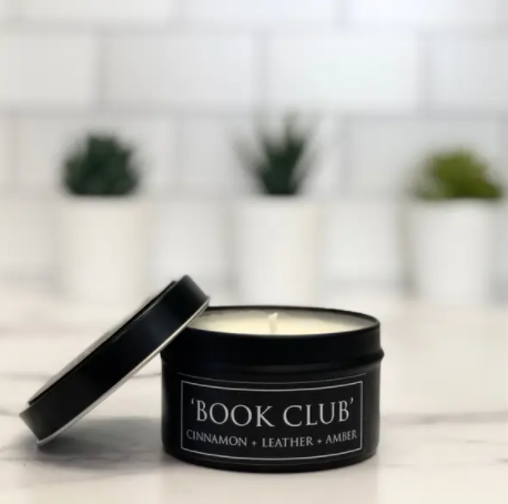 'Book Club' 6 oz. Tin Candle